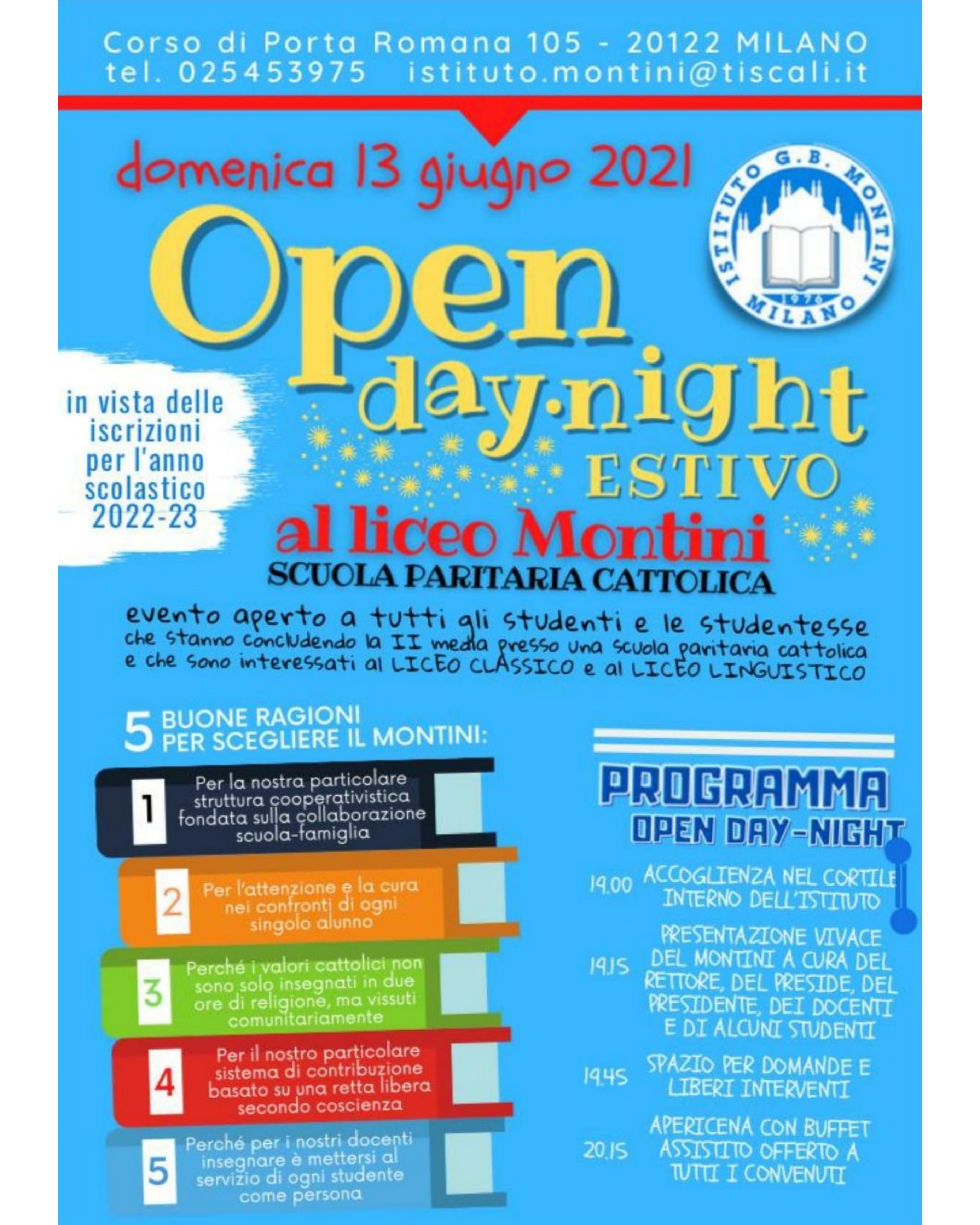 Open day night estivo